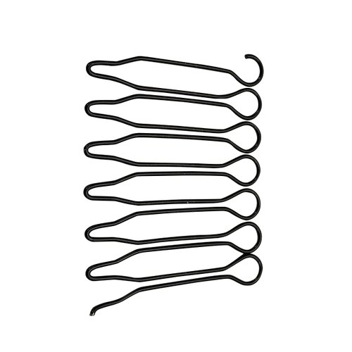 KINFENE 12 Pack Black Stretchable Invisible Hairclip Comb Shape Hairpin Pin Hair Band,DIY Hairstyles,Keep Hair In Place,Time-Saving Spin Pins,Hair Pins for Buns