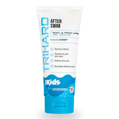 TRIHARD Kids Body & Face Wash | Ultimate Chlorine Removal & Soothing Care for Kids Swim, Dermatologically-Tested & Approved