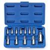 Neiko 10085A Tamperproof Torx Plus Bit Socket Set | 12 Piece | 8 IPR - 60 IPR | 5 Point Star | Cr-V and S2 Steel | High Impact ABS Blow Molded Case