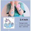 Unicorn Temporary Tattoos for Kids Birthday Party Unicorn Party Supplies Girls Boys Party Favors - 25PCS 2.5" X 2.5"