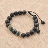 Mystiqs Kids and Adults Matching Lava Rock & Camouflage Natural Stone Ajustable Bracelet Essential Oil Diffuser for Aromatherapy Ideal for Anti-Stress or Anti-Anxiety