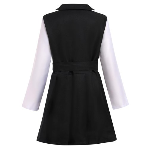 Pirate Costume for Kids Boys Medieval Renaissance Tailcoat Blazer Tuxedo Coat Vintage Cosplay Halloween Christmas Carnival Trick or Treating Party Pretend Play Storybook Dress Up Black 3-4 Years