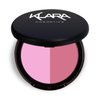 Klara Cosmetics Shy Blush - Blush for Cheeks – Buildable Cream Blush - Lightweight Powder Blush – Multi-Use Palette for Cheeks and Eyes - 0.5 oz