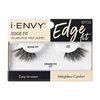i-ENVY Half Lashes, Edge Fit False Eyelashes Natural Dramatic Look Wispy Cat Eye Clear Band Fluffy Volume Soft Strip Short Half Fake Eyelashes Light Weight Comfort Everyday Easy to Wear (DRAMATIC FIT)