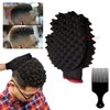 WULI PEACH Hair Curl Sponge Gloves, Magic Curly Barber Curling Twist Sponge Gloves Brush, Hair Brush Sponges for Black Men Curls Natural Hair Women(Double-Dided)