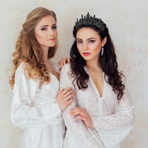 VELSCRUN Black Crystal Birthday Tiara Crowns for Women Girls It's My Birthday Sash Queen Girls Princess Crown with Combs Happy Birthday Party Decorations Mom Sisters Birthday Gift Hair Accessories