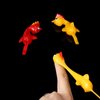 Sumind 30 Pcs Flying Chicken Slingshot, Rubber Chicken Finger Slingshot Stretchy Chicken Shooter Slingshot Turkey Chicken Gun for Christmas Party Favors Gift Goodie Bag Stuffers(Turkey,Yellow, Red)