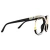 VOOGLAM Oversize Square Blue light Blocking Glasses for Women Anti UV Eyestrain Eyewear Colorful Rhinestone Mancha GOX095217-02