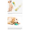 Pet Puppy, Tooth Grinding Stick, squeaking Dog Toy, Leaking Food Ball (Blue Yellow)