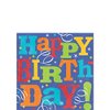 Colorful Birthday Fever Beverage Napkins , Pack of 16, Multi , 5" x 5" Tissue