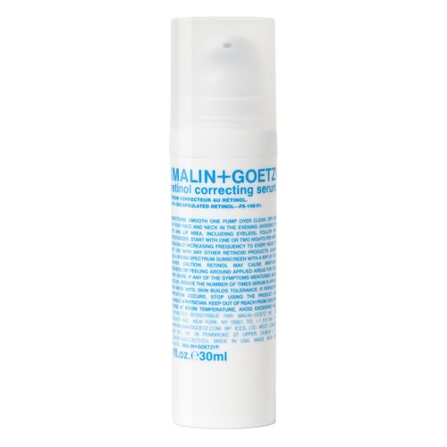 Malin + Goetz Retinol Correcting Serum, 1oz, 30 ml – Face Serum for Sensitive Skin Types, Brightening Serum for Face, Anti-Aging Serum, Facial Serum, Retinol Cream for Face, Vegan & Cruelty Free