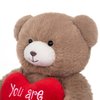 My OLi Valentine's Day Gift for Her 7” Plush Teddy Bear Stuffed Animal Plush Bear with Red Heart Plush Toys Valentines Bear for Babies Girlfriend Wife Mom, Brown