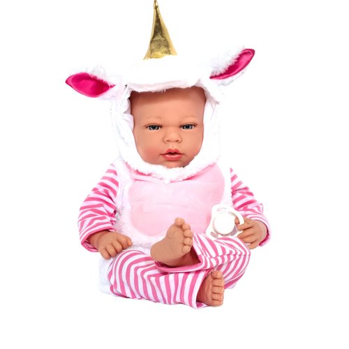 Brittany's Unicorn Costume Compatible with Baby Dolls- 15 Inch Doll Clothes
