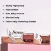 Lamel Blush Cheek Taupe Color Mini - Natural, Lightweight, Smooth, Blendable Powder - Shading & Contouring - 4 Universal Shades Powder Blush - Cruelty Free - № 404 (Taupe) - 3.8g / 0.13