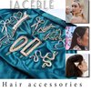 Iaceble Crystal Snake Hair Clip Barrette Silver Snake Bobby Pin Clip Metal Serpent Hairpins Clip Punk Animal Hair Pin Head Clip Decorative Hair Accessories for Women and Girls