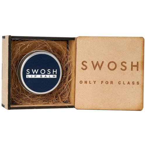 SWOSH Organic Lip Balm for Lightening & Brightening Dark Lips for Men & Women, 0.53 Ounce with Natural Coffee Extract, Clove Oil, Lavender Oil, Sugar Lip Balm