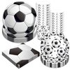 Soccer Plates Napkins and Cups Party Supplies soccer Paper Plates soccer Birthday Party Decorations soccer Party Favors soccer Themed Party Supplies for Party, Birthday Party