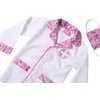 StoryBook Wishes Kids Doctor Coat & Face Mask for Kids Doctor Costume | Doctor Dress Up for Kids | Pink and White - Size 2-4