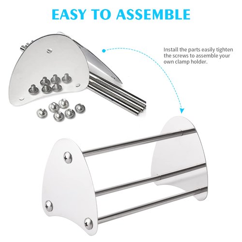 ANNWAH Dental Orthodontic Pliers Holder - Jewelry Pliers Rack Shelf Forceps Organizer Dental Stainless Steel Stand Holder for Orthodontic Equipment