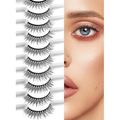 sawkit Classic Lash Extensions – 7-13mm – Fake Eyelashes – Luxurious Natural Mink Lashes Eyelash Extensions – Comfortable and Easy to Apply – High-End Fiber Lashes for Superior Volume