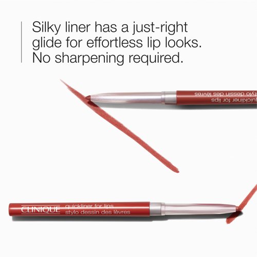Clinique Long Lasting Quickliner Lip Liner | Non-Drying + No Sharpening, Intense Jam