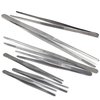 SET OF 7 THUMB DRESSING DISSECTING FORCEPS TWEEZERS SERRATED 4.5", 5", 5.5", 6", 8", 10", 12" (A2ZSCILAB BRAND)