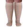 Mojo Compression Socks for Women and Men 20-30mmHg Knee High - Unisex Compression Stockings for Improving Circulation during Travel, Flights, Airplane - Beige, Small - AB201