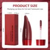Juicy Lip Plumping Gloss, Pink Tinted Lip Gloss Lip Plumper, Hydrating Moisturizing Lip Tint Stain, Highly Pigmented High Shine Glossy Lip Oil, Long-Lasting Lip Gloss For Women Girls Dry Lip Care-01#