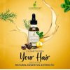 Codetrophic Hair Growth Oil - Rosemary Oil for Hair Growth Organic - Natural Hair Oil - Hair Treatment, 2.0 Fl Oz, Pack of 1