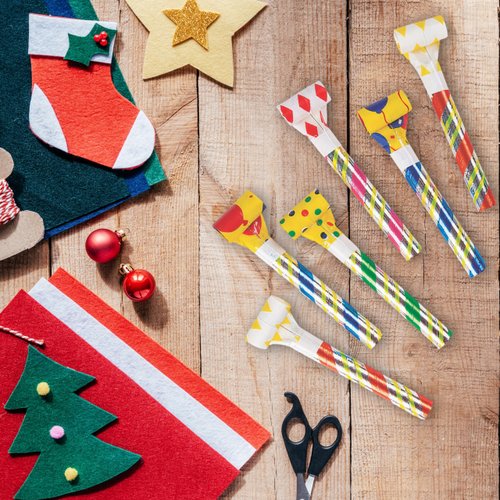 PAPER BLOWOUTS - Party Supplies - 144 Pieces