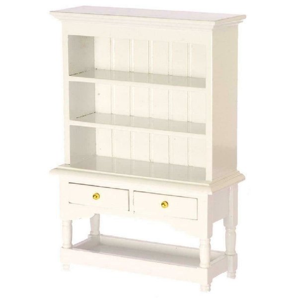 Dollhouse Miniature Kitchen Dining Room Furniture Shabby Chic White Dresser