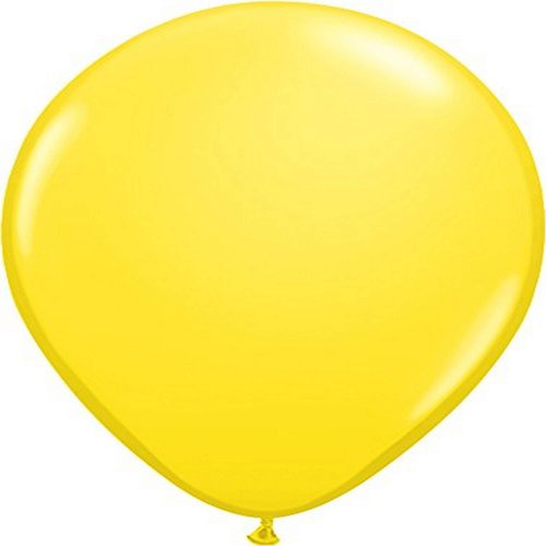 Qualatex 16" Yellow Latex Balloons (50ct)