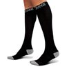 zuoge 3 Pairs Compression Socks Pack - Best Medical, Nursing, Travel & Flight Socks - Running & Fitness - 15-20mmHg