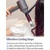 Automatic Curling Wands Attachments with 2 Curlers for Dyson Supersonic Hair Dryer Airwrap, Long Hair Waver Styling Iron Tool Blow Dryer Accessories for Women