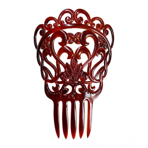 Ole Ole Flamenco Comb 2 - Spanish Hair Comb, Mantilla Comb, Peineta Española Sevillana for Girls and Women, Ornamental Flamenco Dance Hair Accessories