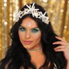 Catery Starfish Crown and Tiara Pearl Seashell Headband Beach Wedding Headpiece for Women and Brides