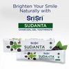 Sri Sri TATTVA Sudanta Activated Charcoal Toothpaste Gel for Teeth Whitening, Healthy Gums and Fresh Breath - All Natural Fluoride Free Toothpaste for Oral Care Without Causing Sensitivity (100g)