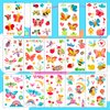 EMOME kids tattoos temporary, Fake Tattoos for Kids Party Favor, Boys and Girls Birthday Party Supplies Decorations Goodie Bag Stuffers (Butterfly)