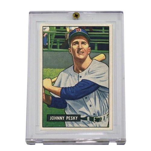 Pro-Mold 1 (One) 1951-1952 Bowman Card 1-Screw Holder (Vintage Baseball Card Display Case)