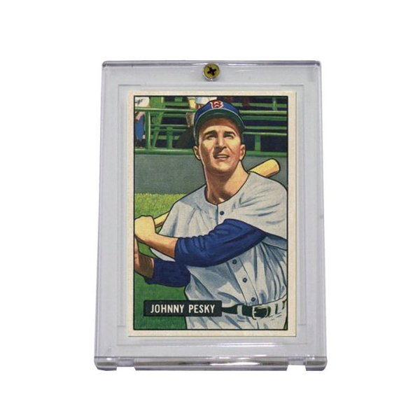 Pro-Mold 1 (One) 1951-1952 Bowman Card 1-Screw Holder (Vintage Baseball Card Display Case)