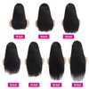 Straight Lace Front Human Hair Wigs Brazilian Natural Color T Part Wig (20inch) 13X4x1 Pre Plucked Natural Hairline Remy Hair Wig For Black Women