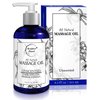 Unscented Massage Oil for Massage Therapy – 100% Natural Body Massage Oil with Sweet Almond, Grapeseed & Jojoba Oil for Premium Glide – Pure Carrier Oil Blend for Aromatherapy – Brookethorne Naturals