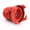 Valterra F02-3101 RV Drain Hose Connection EZ Coupler Valve Adapter , Red