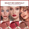 CAKAILA 3 Pcs Nude Lipstick Matte Sets,Light to Dark Velvet Lipstick for Women Long Lasting Waterproof 24 Hours Lip Stick Lip Stain Makeup Gift Sets,labiales mate 24 horas originales