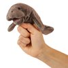 Folkmanis Mini Manatee Finger Puppet, Gray