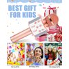 Dodosky Toys for Girls Age 5-12, Wireless Bluetooth Karaoke Microphone for Kids Popular Toys for 5 6 7 8 9 10 11 12 Year Olds Girls Boys Best Gifts for 5-12 Year Olds Girl Boy Teen - Champagne