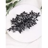 Aimimier Bridal Black Crystal Hair Comb Marquise Crystal Back Comb Wedding Hair Accessories for Women and Girls (Black)
