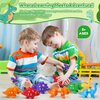 Crincy ABC Alphabet Dinosaurs Matching Learning Toy for Kids 3-5, 26PCS Montessori Double-Sided Dinosaur Toys Match Letter, Fine Motor Toys, Preschool Educational Learning Toys for Toddlers