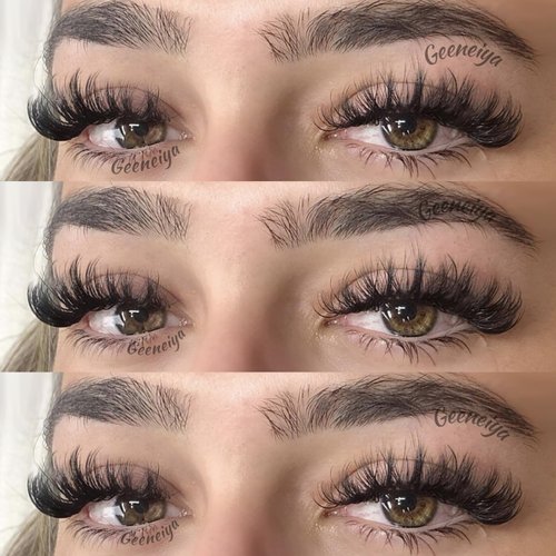 Short Cat Eye Lashes Fluffy Mink Lashes Natural Look Wispy False Eyelashes 15mm D Curl Volume Extension Fluffy Fox Eye Fake Eyelashes Extension by Geeneiya