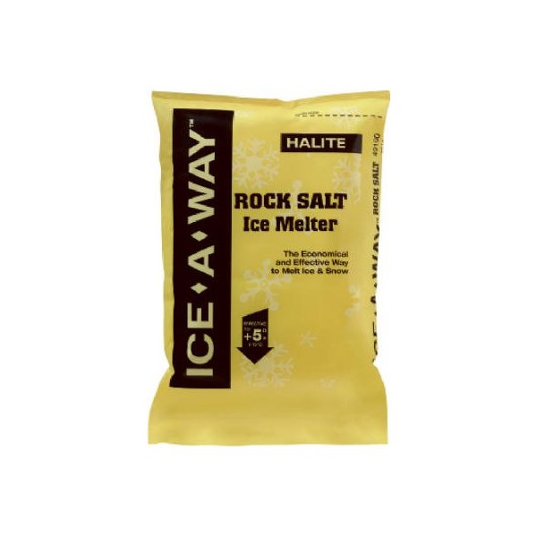 North American Salt 49100 De-Icing Rock Salt, 50-Lbs. Ice Melter